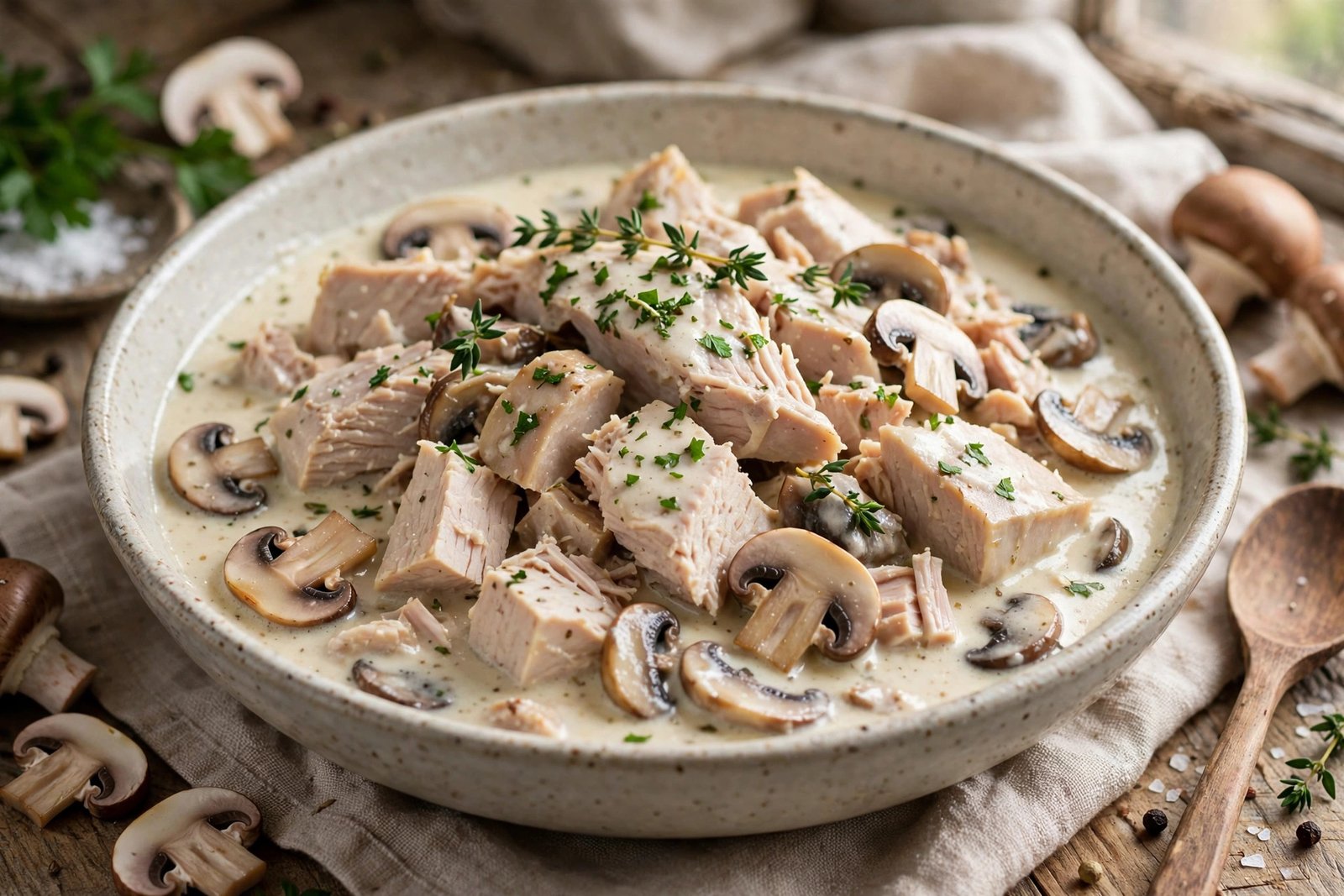 blanquette de dinde facile