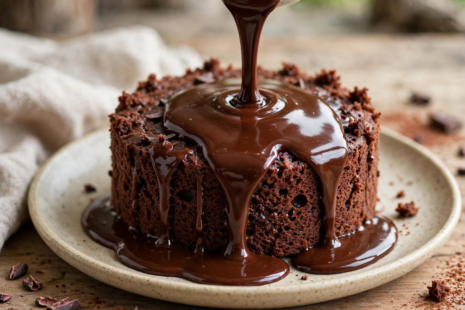 chocolate sauce cake recipe