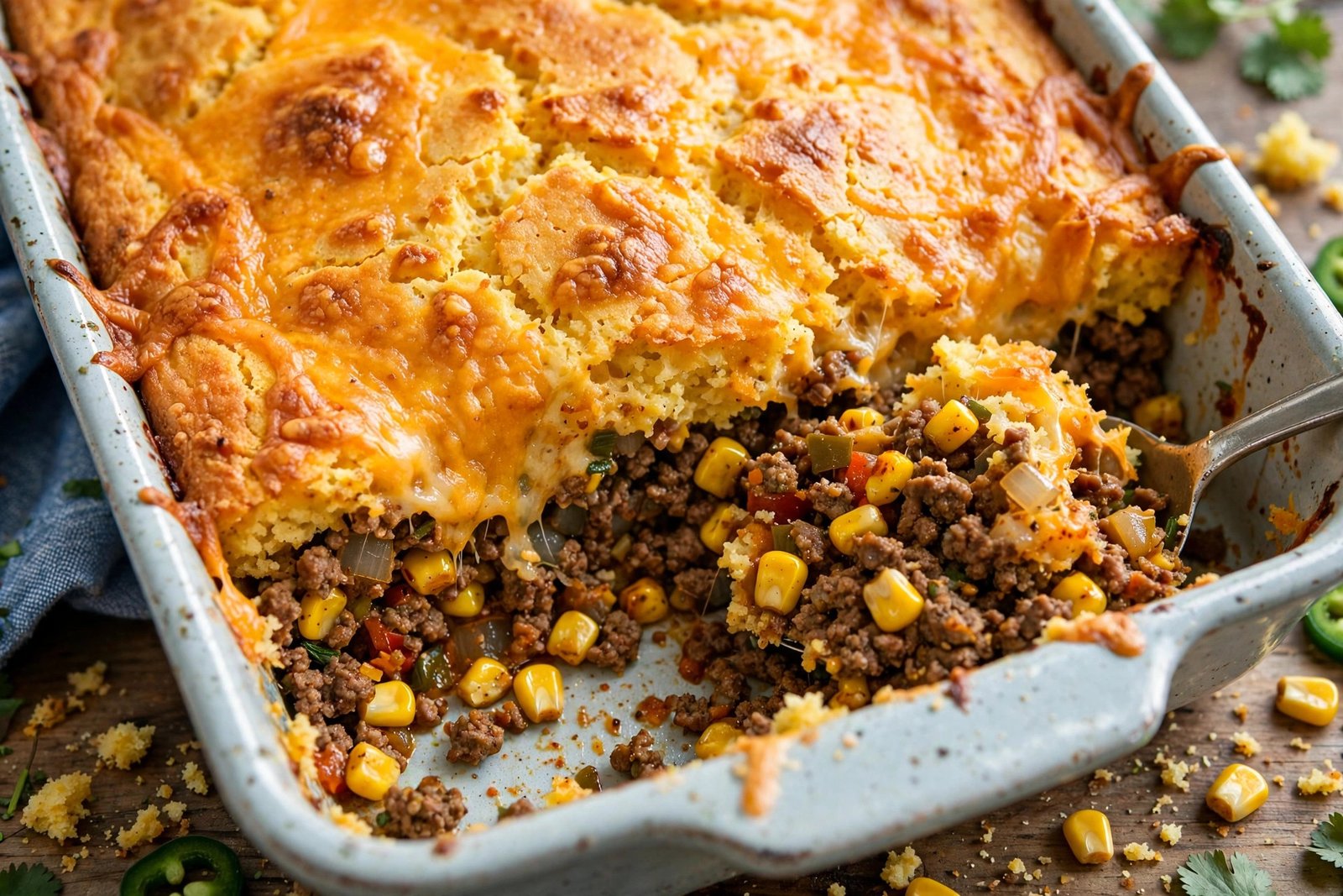 cornbread cowboy casserole