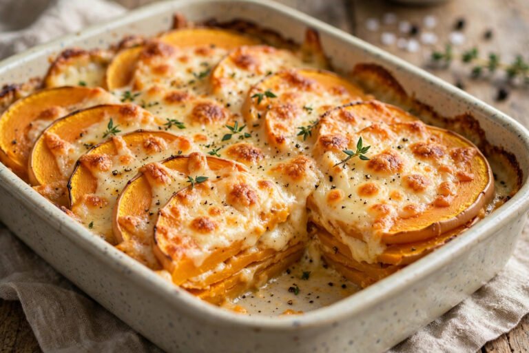 gratin de butternut au comté