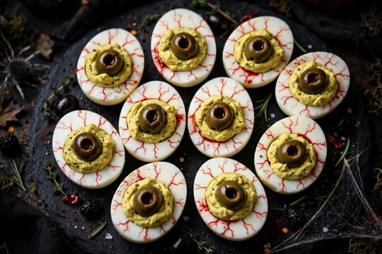 halloween deviled eggs recipe