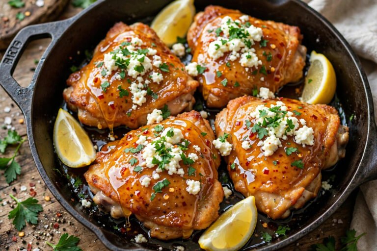 hot honey feta chicken recipe