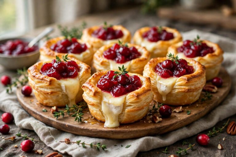 brie cranberry bites