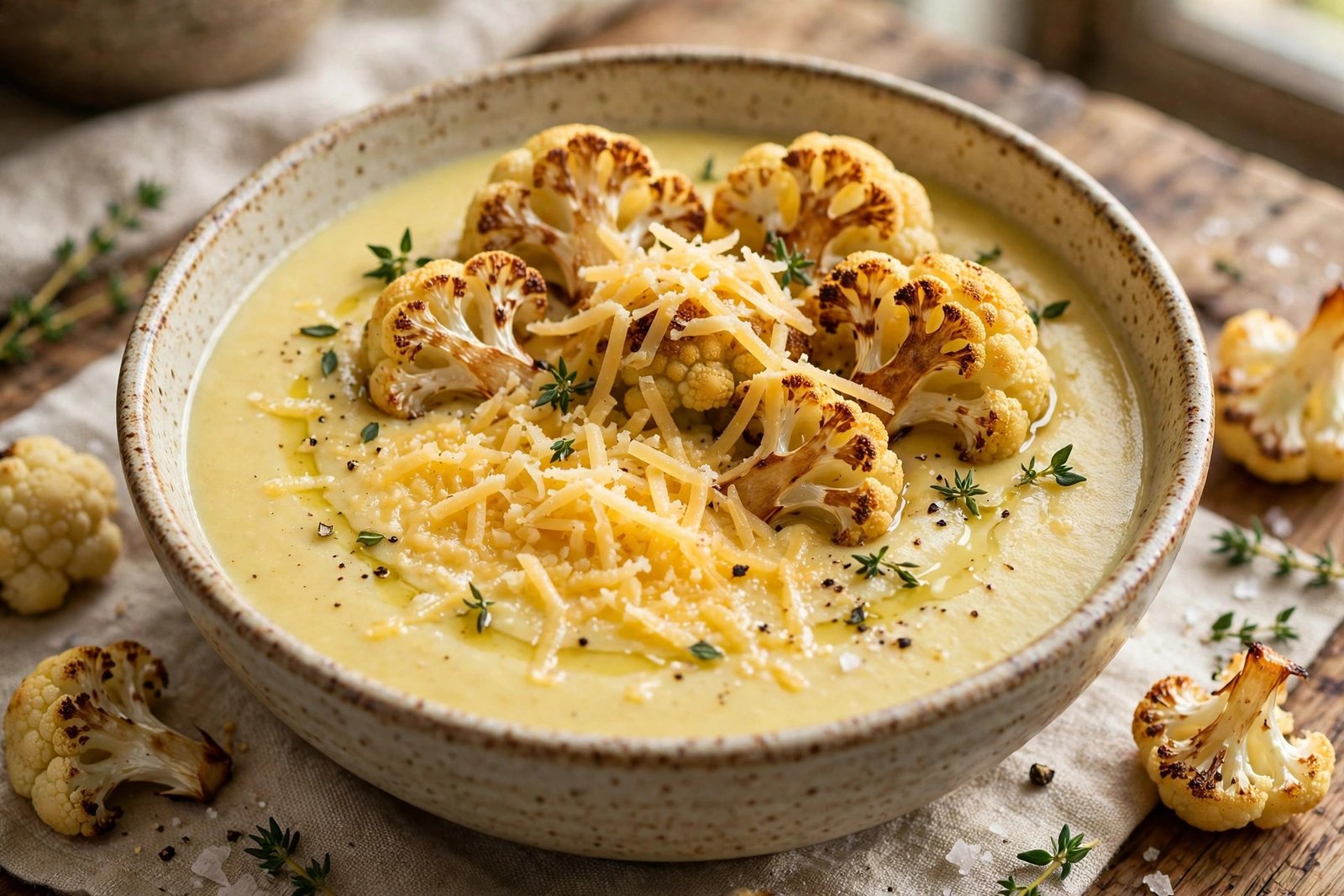 velouté de chou-fleur rôti