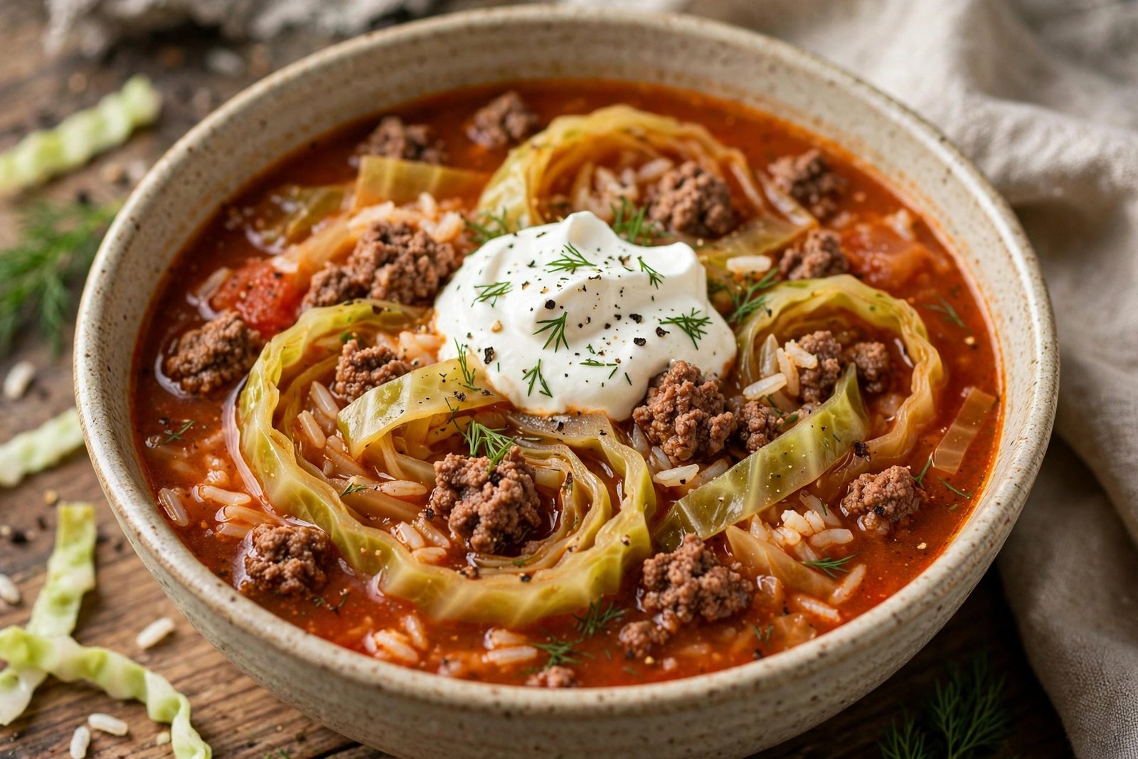 cabbage roll soup recipe