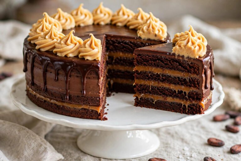 Gâteau au Chocolat et Caramel Fouetté : la Recette Virale d&rsquo;Edd Kimber