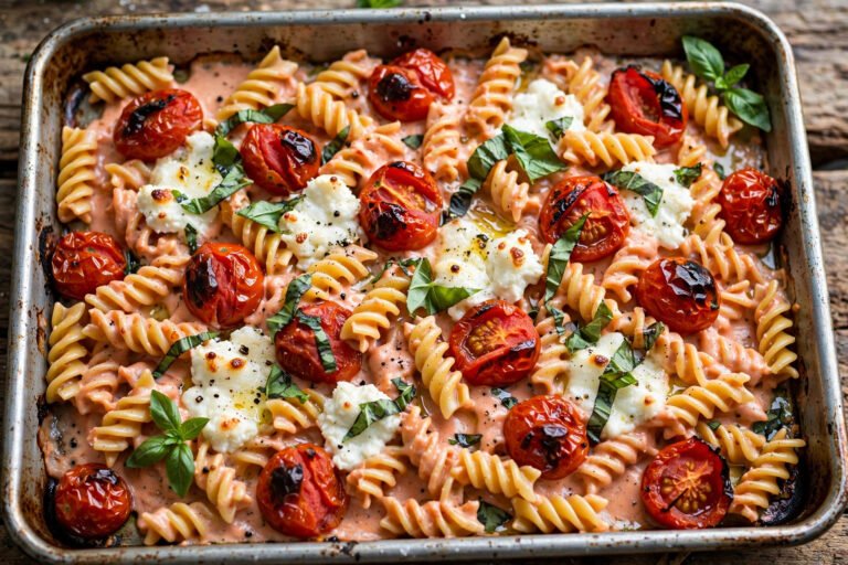 baked goat cheese tomato pasta recipe