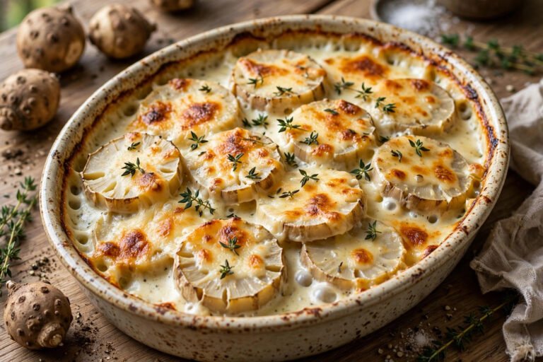 gratin de topinambours