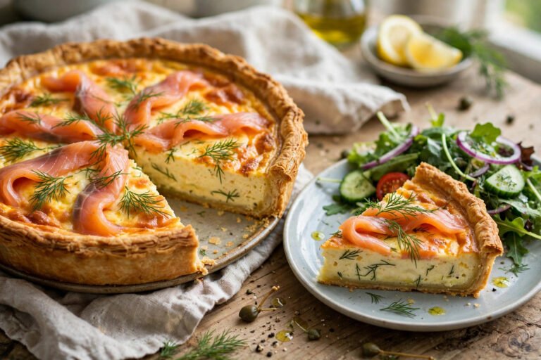 quiche au saumon fumé