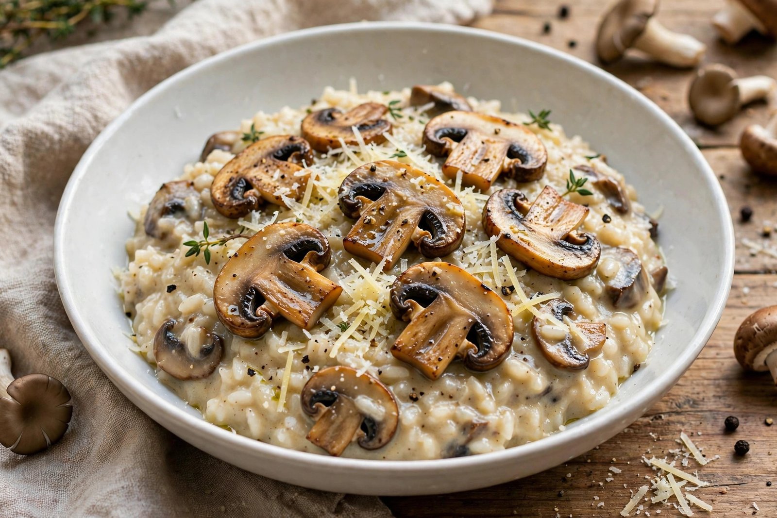 risotto aux champignons