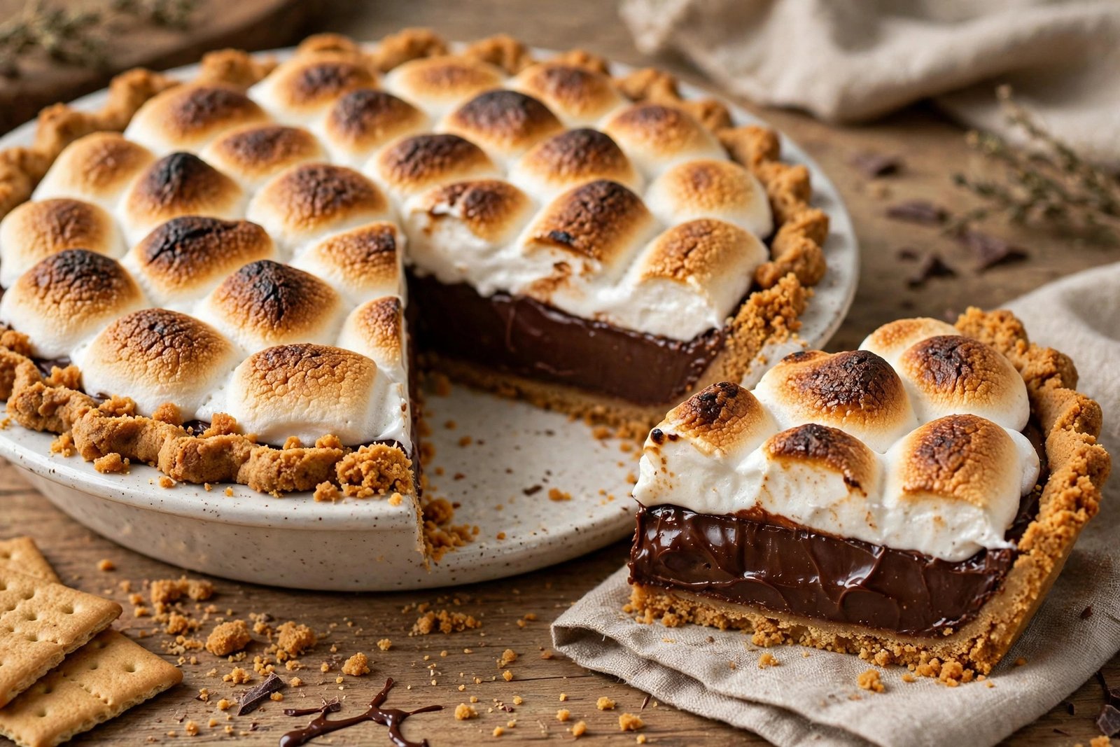 s'mores pie recipe