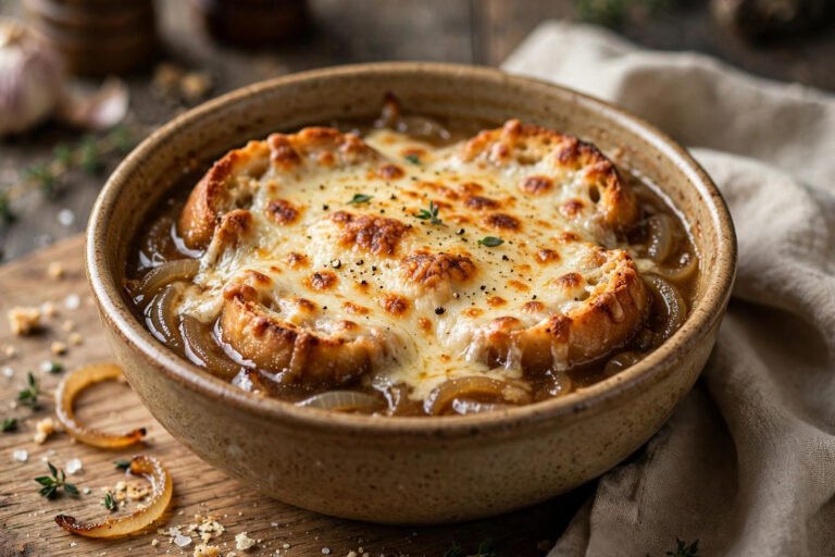 Soupe à l&rsquo;Oignon Gratinée Facile : la Vraie Recette