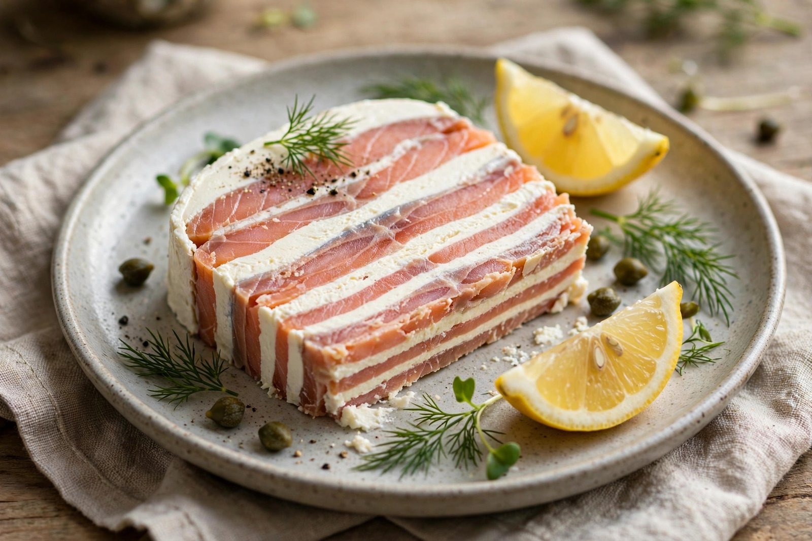 terrine de saumon fumé