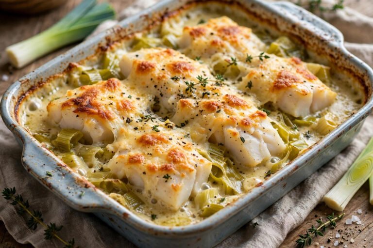 gratin de cabillaud