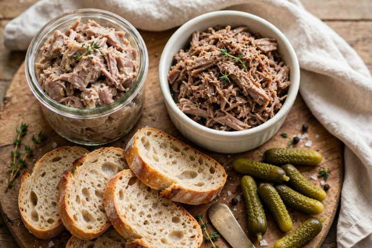rillettes de porc maison