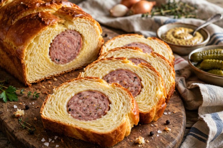 saucisson brioché