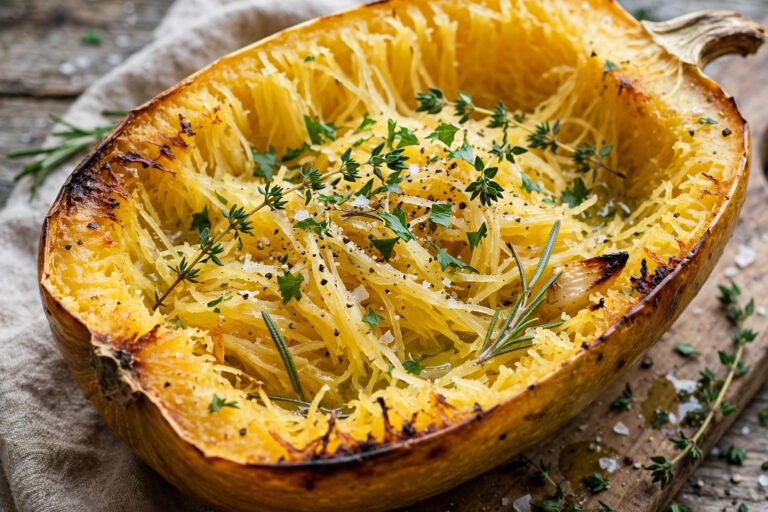 Courge Spaghetti Rôtie au Four : la Tendance « Hot Girl Fall » de l&rsquo;Automne