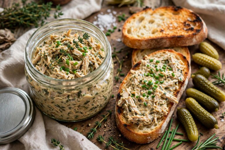 rillettes de poulet