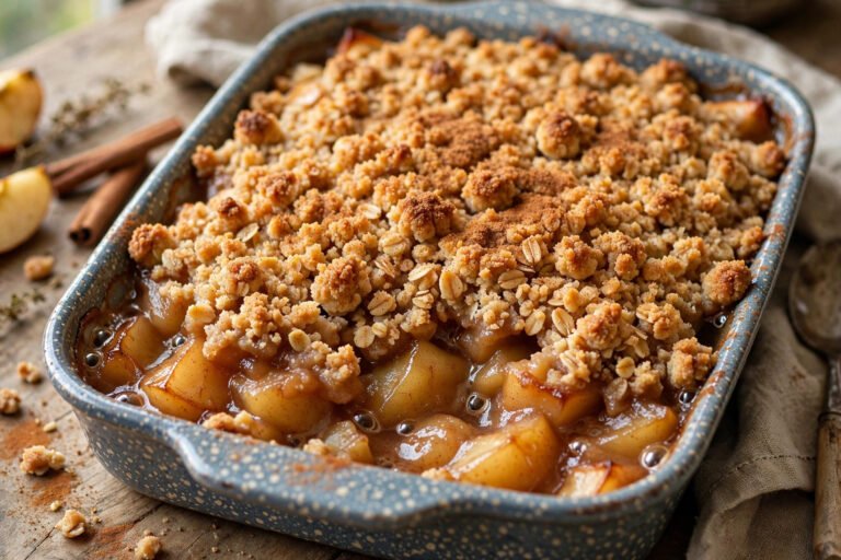 Crumble aux Pommes Facile : le Dessert d&rsquo;Automne