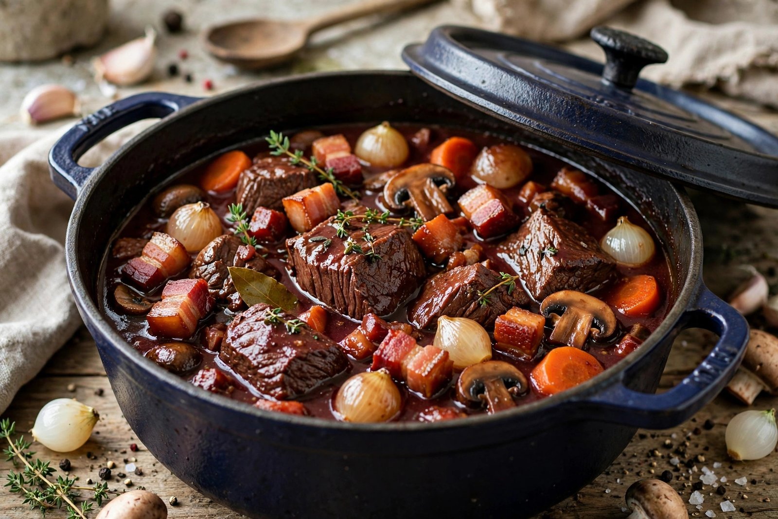 bœuf bourguignon traditionnel