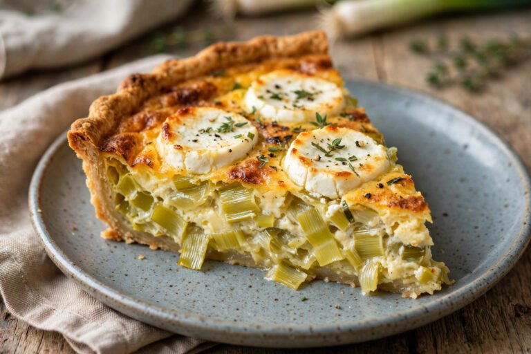 Quiche aux Poireaux et Chèvre Frais : la Tarte Salée Fondante de Saison