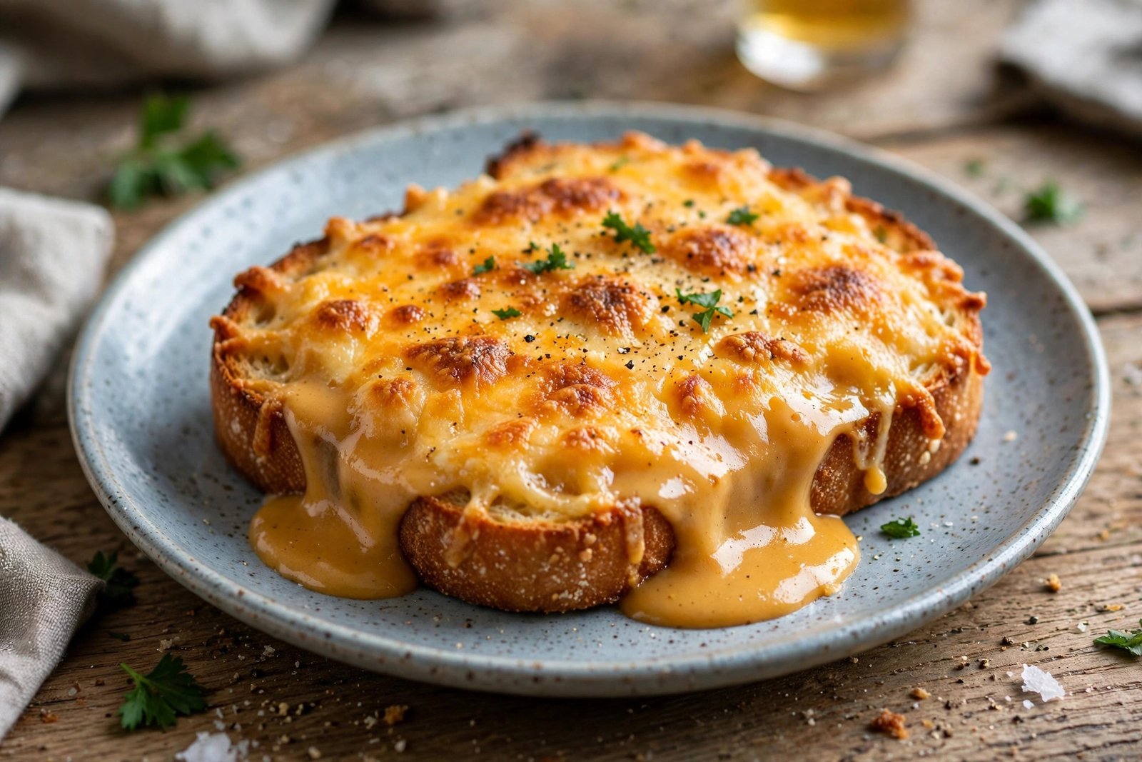 welsh rarebit recette